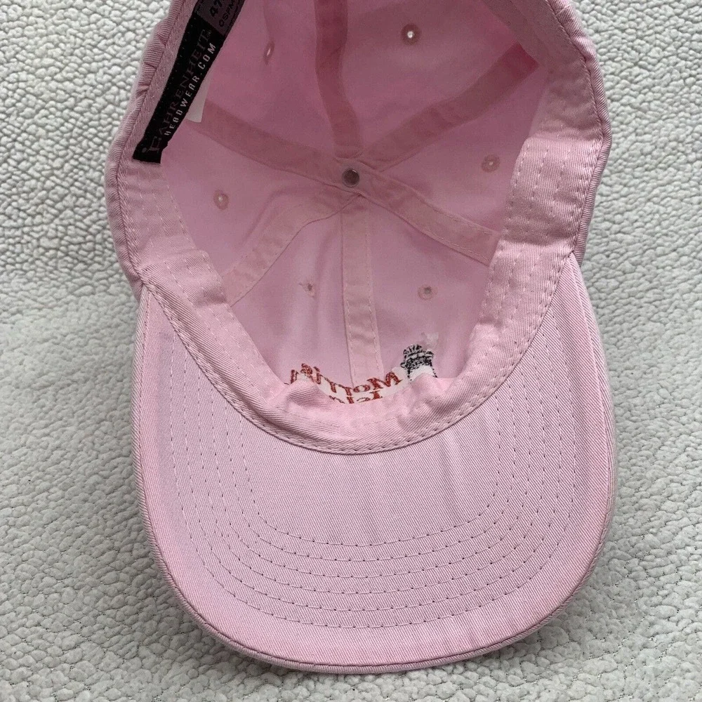 Morris Island Lighthouse Hat Cap‎ Womens OSFM Pink Save The Light South Carolina